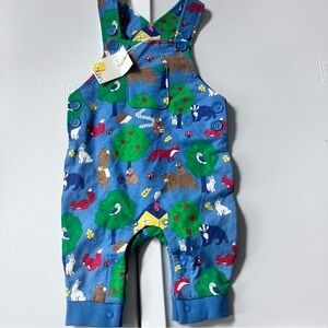 Mini Boden woodland creature overalls 3-6m